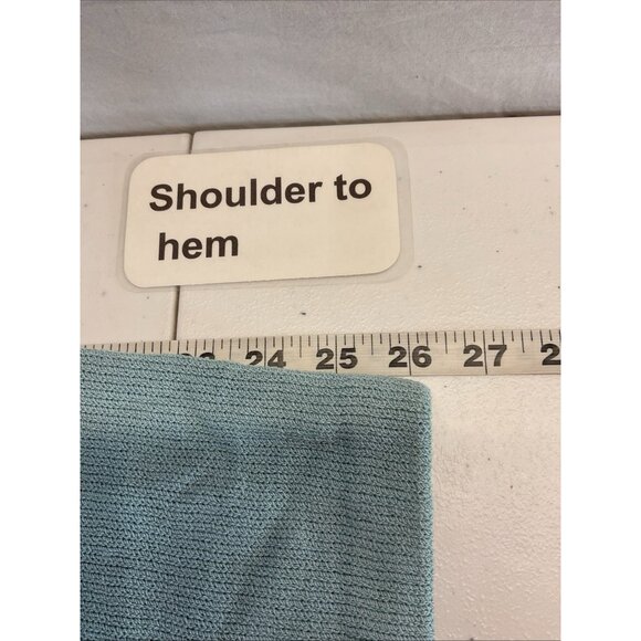 ST. JOHN Sport Wool Blend Full‎ Zip Up hoodie Cardigan Size S Old money Blue - Picture 7 of 9